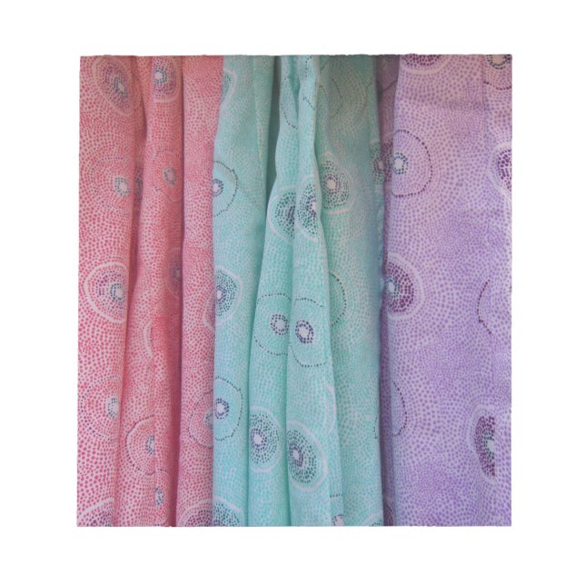 Mönsterfärgad Trasa Anteckningsblock (Framsida)