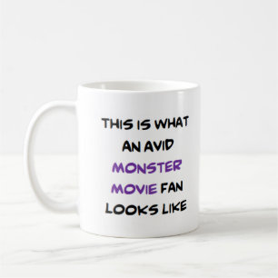 Monsterfilmen fläkt, levande kaffemugg