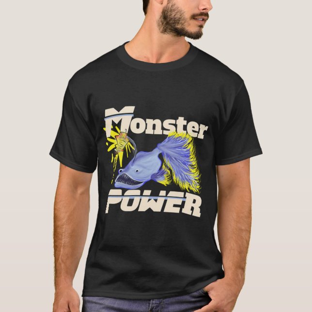 monsterfisk t shirt (Framsida)