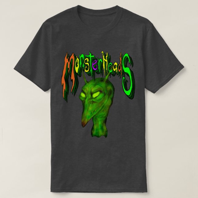MonsterHead Praying Mantis Man T Shirt (Design framsida)