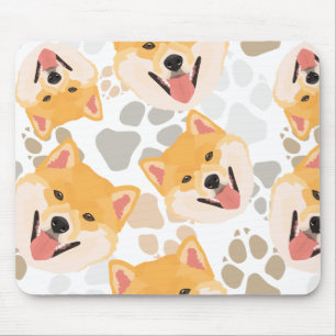 Mönsterhunden tafsar Shiba Inu Musmatta