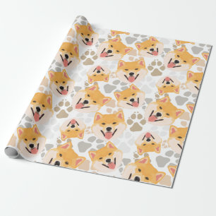 Mönsterhunden tafsar Shiba Inu Presentpapper