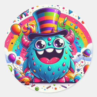 Monsterjokerklistermärken och etiketter