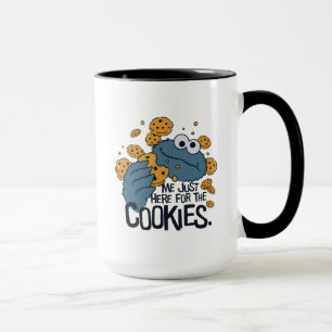Monsterkaka Jag är bara här för kakorna Mugg