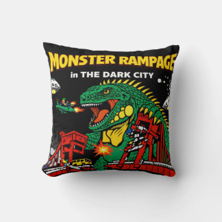 Monsterkaos i Mörk Stad Kudde