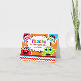 Monsterkassan, Födelsedagsfest Tack Kort