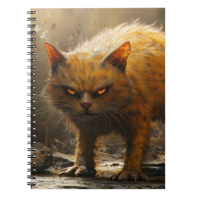 Monsterkatt  anteckningsbok (Framsidan)