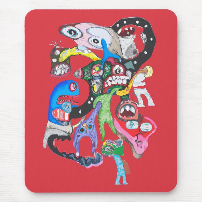 Monsterkollage Musmatta (Framsidan)