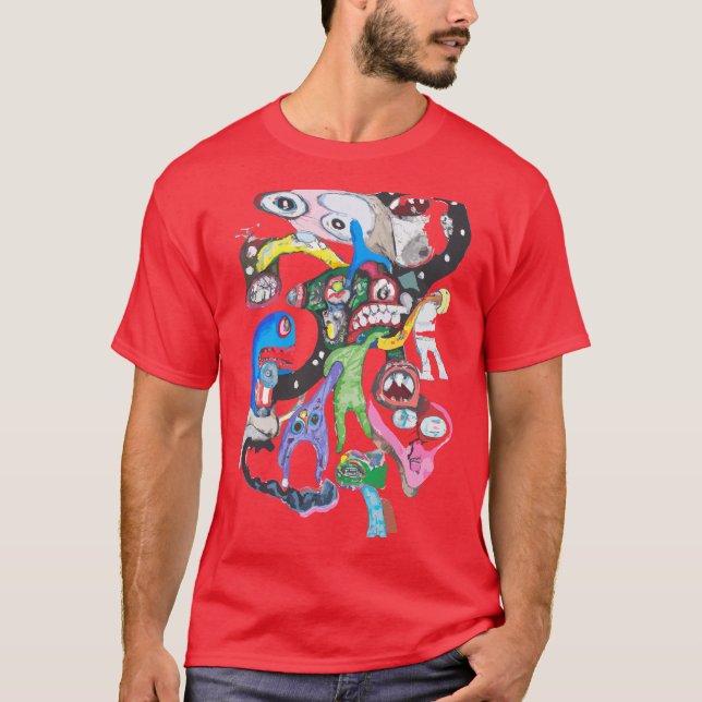 Monsterkollage T Shirt (Framsida)