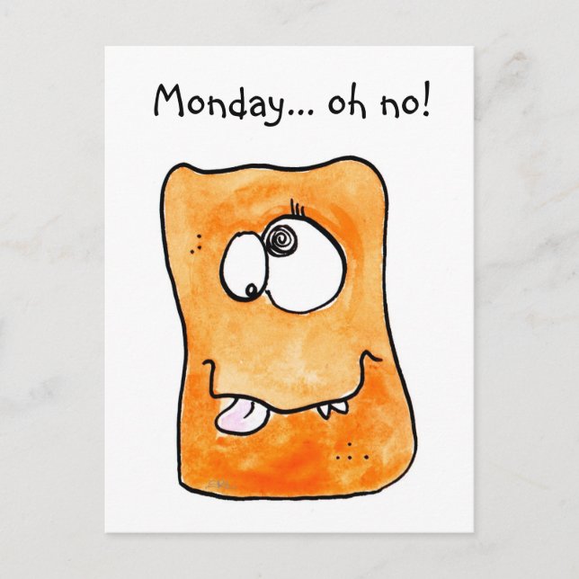 Monsterkort Vykort (Framsida)