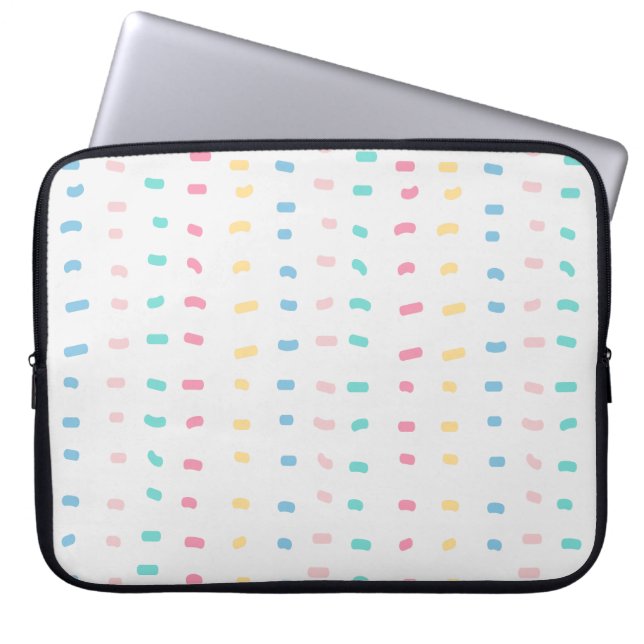 Mönsterlinjer Laptop Fodral (Framsidan)