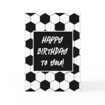 Mönstermall för fotboll Julkort