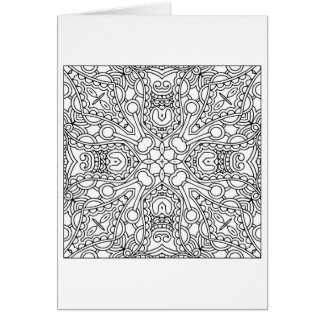 MönsterMandala Hälsningskort