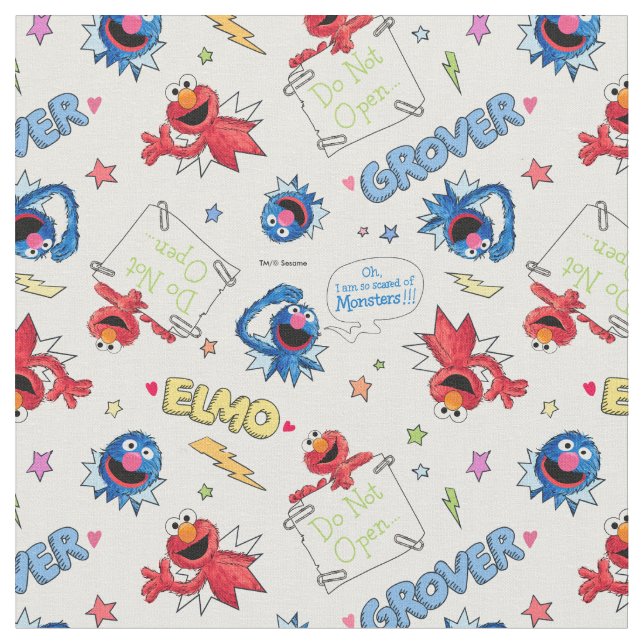 Monstern i slutet av denna historia Mönster Tyg (Närbild)