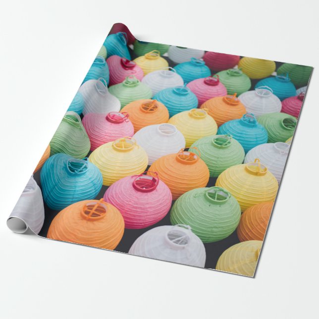 Mönsterparti för assorterad färg-himlar presentpapper (Utrullad)