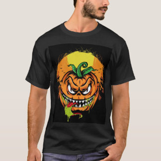 monsterpumkin halloween T-shirt för manar