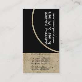 Mönsterritningar med tryckt antikk Contemporary Visitkort