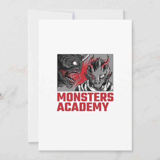 MONSTERS ACADEMY INBJUDNINGAR (Framsida)