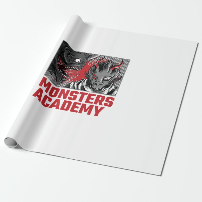 MONSTERS ACADEMY PRESENTPAPPER (Utrullad)
