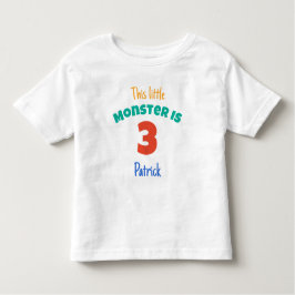 Monsters Birthday Den här lilla monstret lägger ti T Shirt