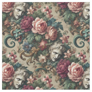 Monsters bland Manar - Gothic Classic Tile Tyg