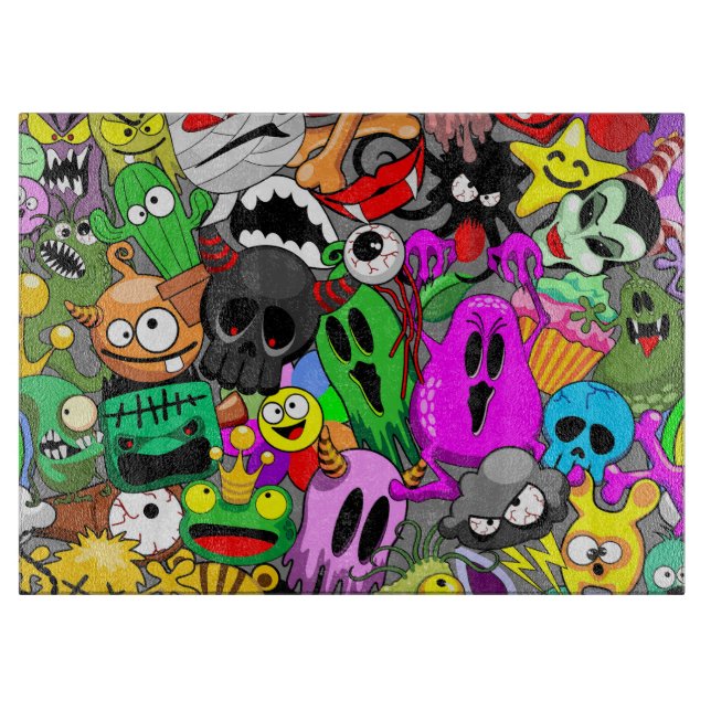 Monsters Cute Characters Halloween Mönster (Framsidan)