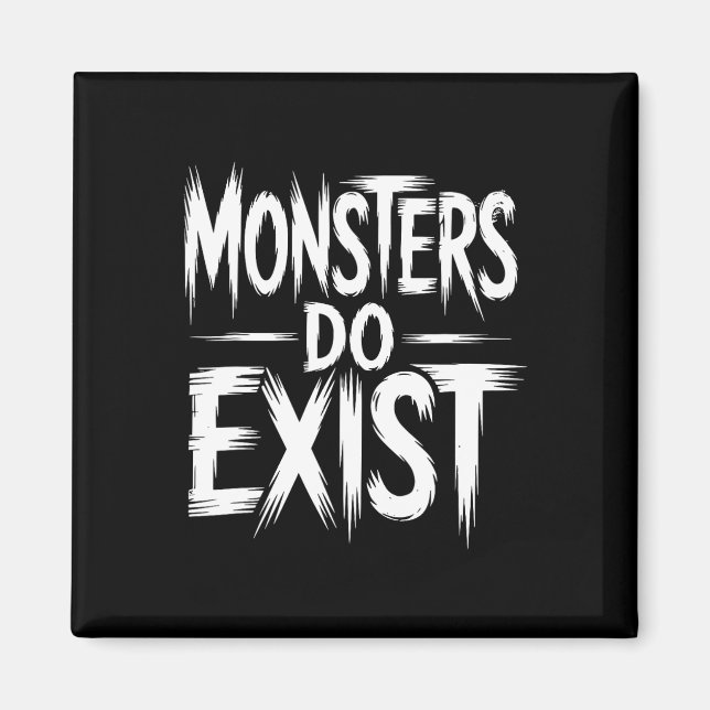 Monsters finns där.. magnet (Framsidan)