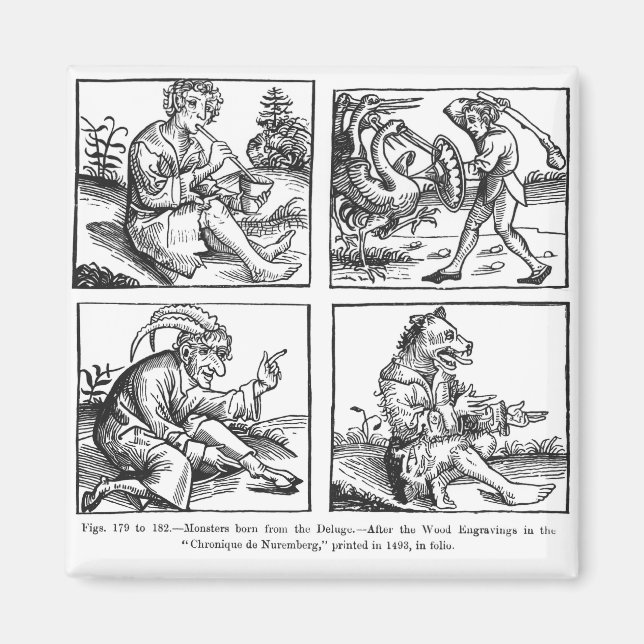 Monsters född i Deluge Magnet (Framsidan)