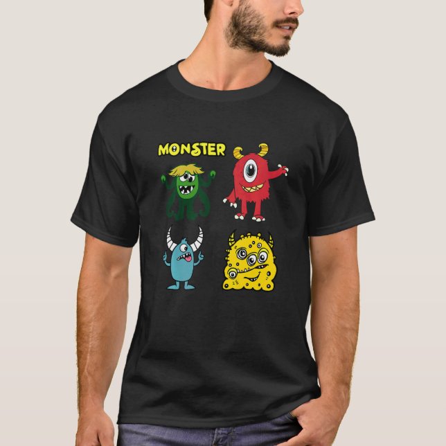 Monsters for Little Monsters   T Shirt (Framsida)
