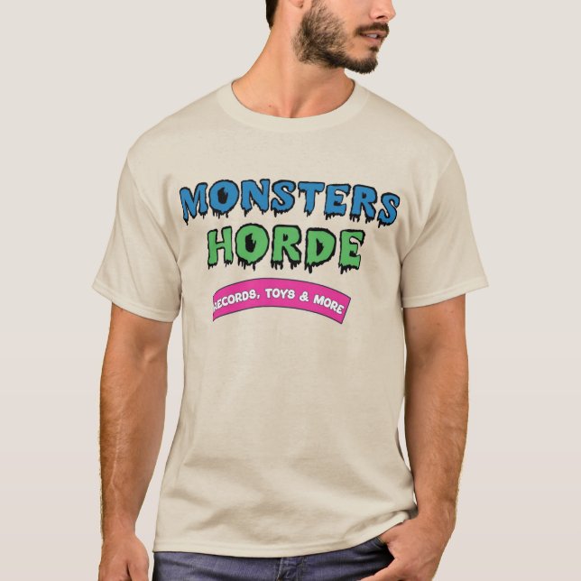 Monsters Horde Alternative Logotyp T-Shirt (Framsida)