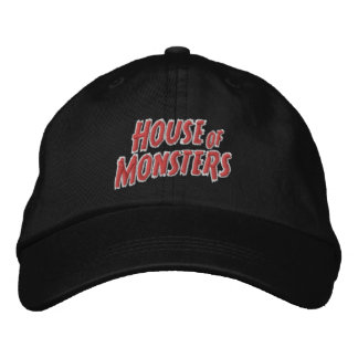 Monsters justerbara hatt broderad keps