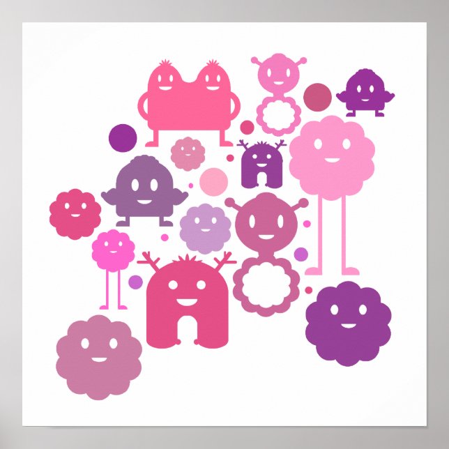 Monsters Skriv ut! Poster (Framsidan)