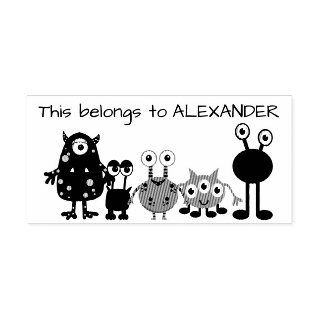 Monsters Stämpel (Tryck)