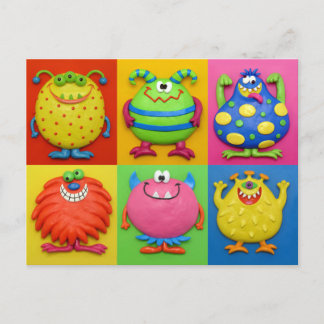 Monsters Vykort