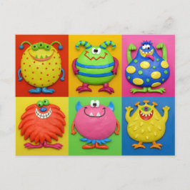 Monsters Vykort