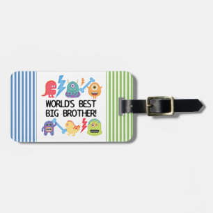 Monsters World Best Big Brother Bagagebricka