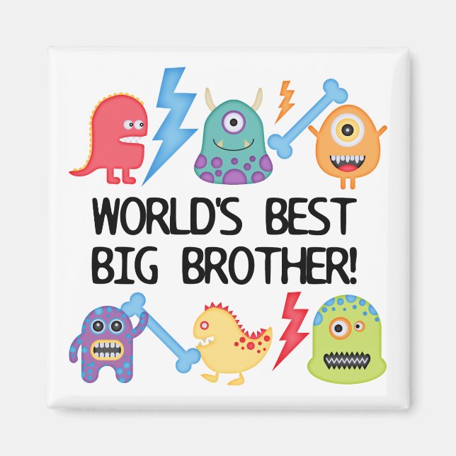 Monsters World's Best Big Brother Magnet (Framsidan)