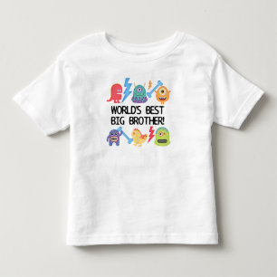 Monsters World's Best Big Brother T Shirt