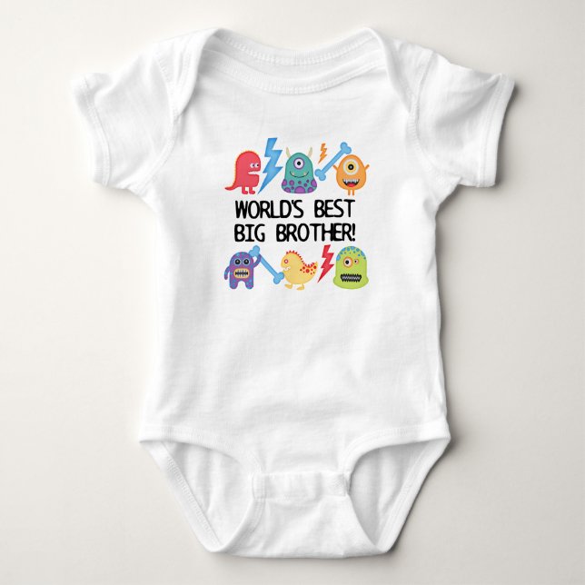 Monsters World's Best Big Brother Tee (Framsida)