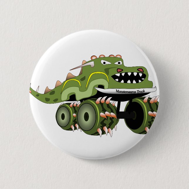 Monstersaurus lastbil knapp (Framsida)
