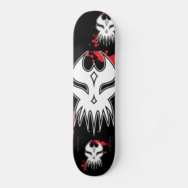 MonsterSkull Mini Skateboard Bräda 18,5 Cm (Framsida)