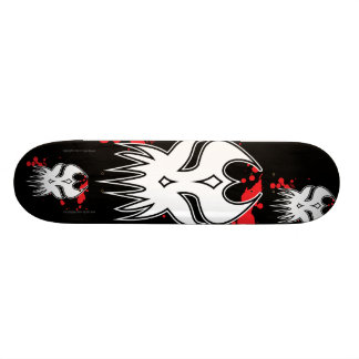 MonsterSkull Mini Skateboard Bräda 18,5 Cm