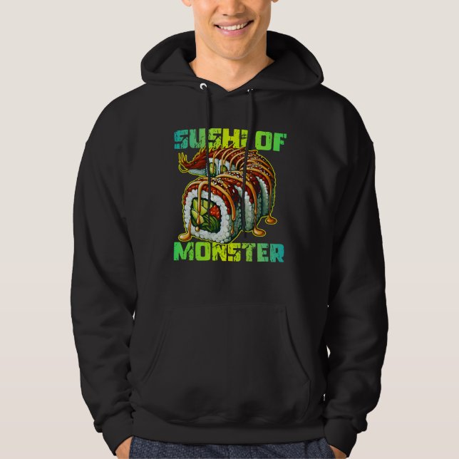 monstersushi hoodie (Framsida)
