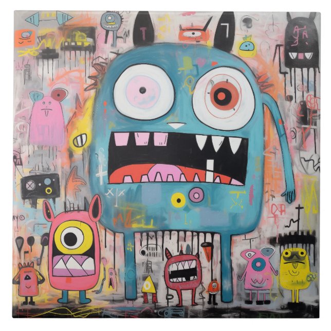 MonsterTile Kakelplatta (Framsidan)