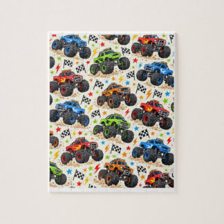 monstertruck inpackningspapper pussel