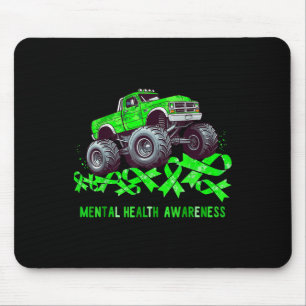 Monstertruck kör över band Mental hälsa medvetenhe Musmatta