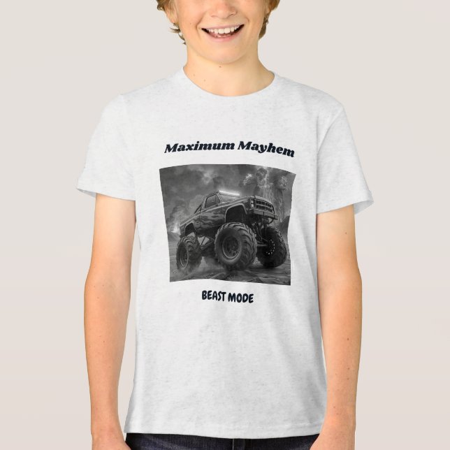 Monstertruckmani T Shirt (Framsida)
