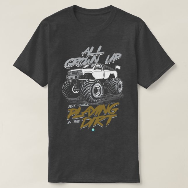 Monstertruk alla odlade t shirt (Design framsida)