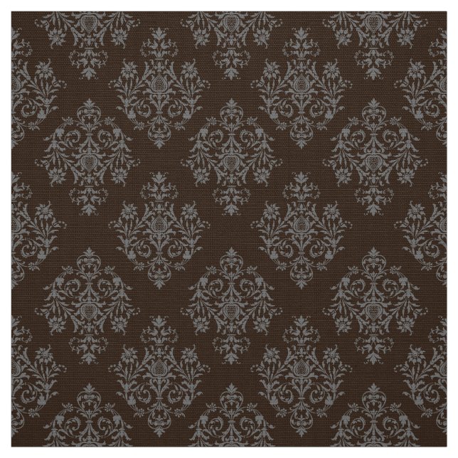 Mönstertyg för brunkolsbrunkolssystem i Ornate Bar Tyg (Provkarta)