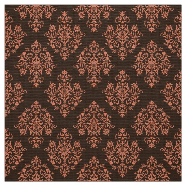 Mönstertyg för brunkolsbrunkolssystem i Ornate Bar Tyg (Provkarta)